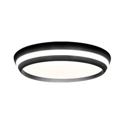 LED-Deckenlampe Cepa RGBW CCT Schwarz Ø 45 Cm