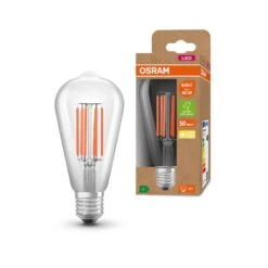 OSRAM LED-Rustikalampe E27 ST64 4W 840lm 830 Klar -Innenleuchten Store 10003918 2