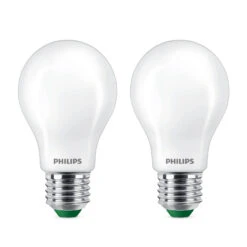 Philips LED-Lampe E27 A60 4W 840lm Matt 3.000K 2er 8 Philips LED-Lampe E27 A60 4W 840lm Matt 3.000K 2er -Innenleuchten Store 10008333 1