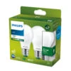 Philips LED-Lampe E27 A60 4W 840lm Matt 3.000K 2er -Innenleuchten Store 10008333