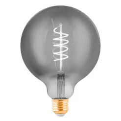 EGLO LED-Globe E27 G125 4W Filament Schwarz-transparent