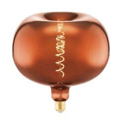 EGLO LED-Lampe E27 4W Big Size Apfel Filament Kupfer