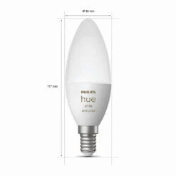 6x Philips Hue Kerze White&Color Amb. E14 5,3W 12 6x Philips Hue Kerze White&Color Amb. E14 5,3W -Innenleuchten Store 10009928 2
