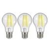 LED-Filament E27 5W 2.700K 1060 Lm Klar 3er-Set -Innenleuchten Store 10010020
