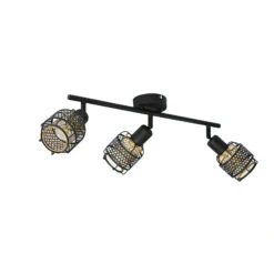 Lindby Eudoria Decken-Spot 3-flammig Schwarz/gold 12 Lindby Eudoria Decken-Spot 3-flammig Schwarz/gold -Innenleuchten Store 10010407 2