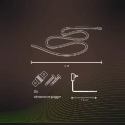 Calex Smart Outdoor LED Striplight, RGBW, 5m -Innenleuchten Store 10011070 2