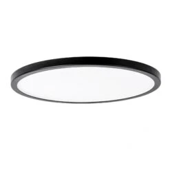 LED-Lampe GX53 24W CCT 2700/4000K Ø30,2cm Schwarz