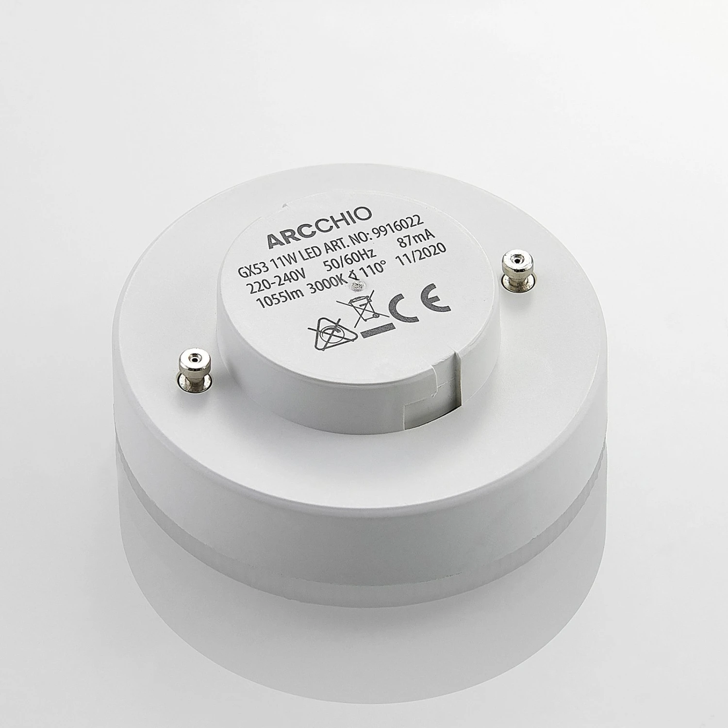 Arcchio LED-Lampe GX53 10W 3.000K 2er-Set 9 Arcchio LED-Lampe GX53 10W 3.000K 2er-Set – Bild 7