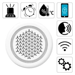 Hama WLAN-Sirene Mit Temperatur-/Raumluftsensor -Innenleuchten Store 10012039 2