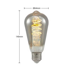 Lucande E27-Lampe ST64 4W 918 Dimmbar Titan 2er -Innenleuchten Store 10012095 2