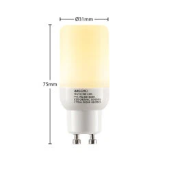 Arcchio LED-Röhrenlampe GU10 3W 3.000K 4er-Set -Innenleuchten Store 10012108 2
