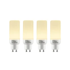 Arcchio LED-Röhrenlampe GU10 4,5W 3.000K 4er-Set