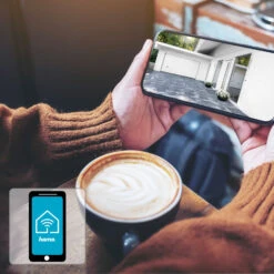 Hama WLAN Außenkamera, 2-Wege-Audio Sensor Schwarz -Innenleuchten Store 10012124 4