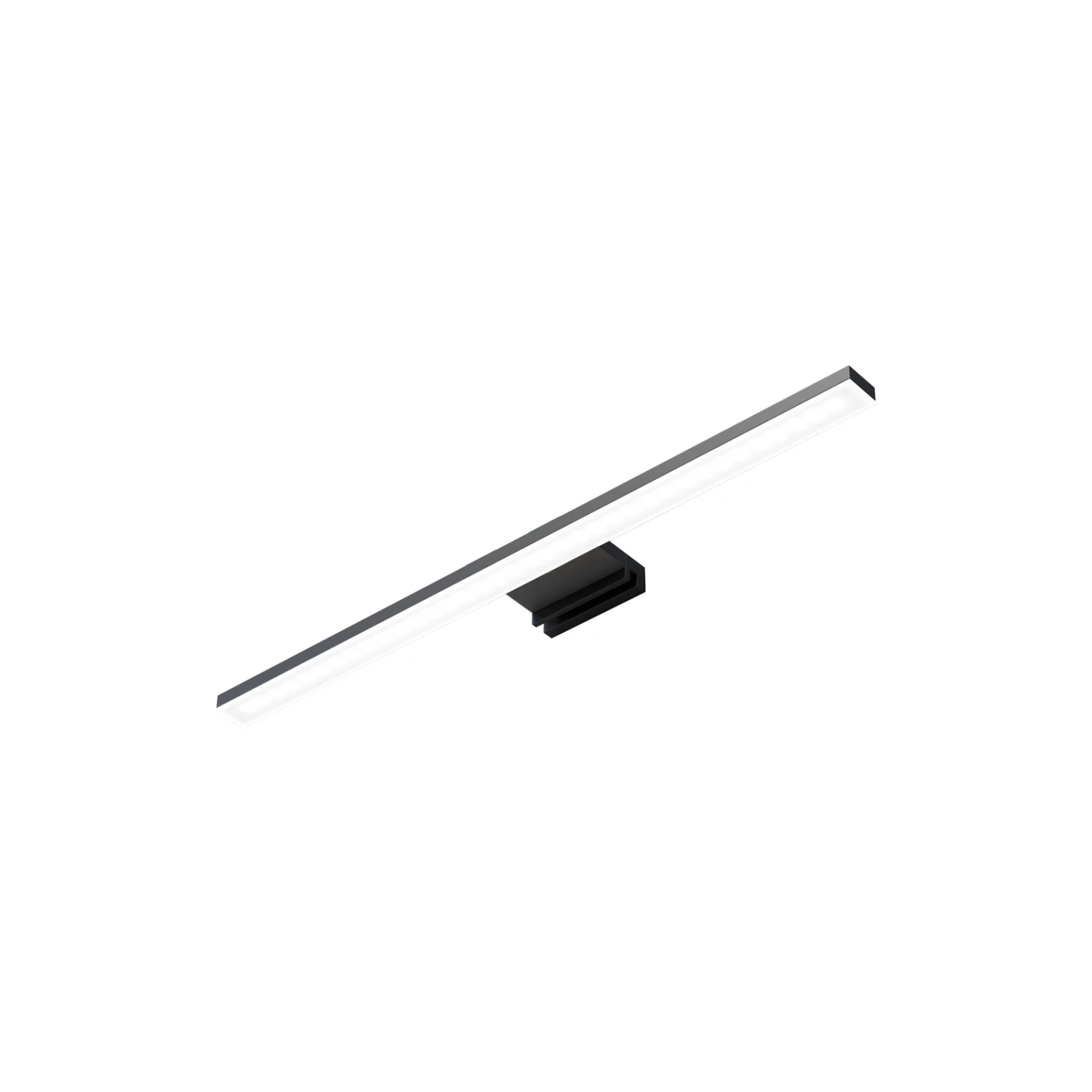 LED-Spiegelleuchte Triga IP44 Schwarz 40cm, 3.000K 5 LED-Spiegelleuchte Triga IP44 Schwarz 40cm, 3.000K – Bild 3