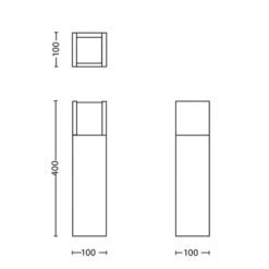 Philips Arbour LED-Sockelleuchte 3,8W 800lm 9 Philips Arbour LED-Sockelleuchte 3,8W 800lm -Innenleuchten Store 10013456 2