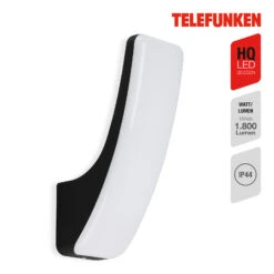 LED-Außenwandleuchte Gent 1.800lm 4.000K Schwarz -Innenleuchten Store 10013732 5