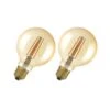 OSRAM 1906 E27 6,5W LED G95 824 Gold Dim 2er 2 OSRAM 1906 E27 6,5W LED G95 824 Gold Dim 2er -Innenleuchten Store 10014290