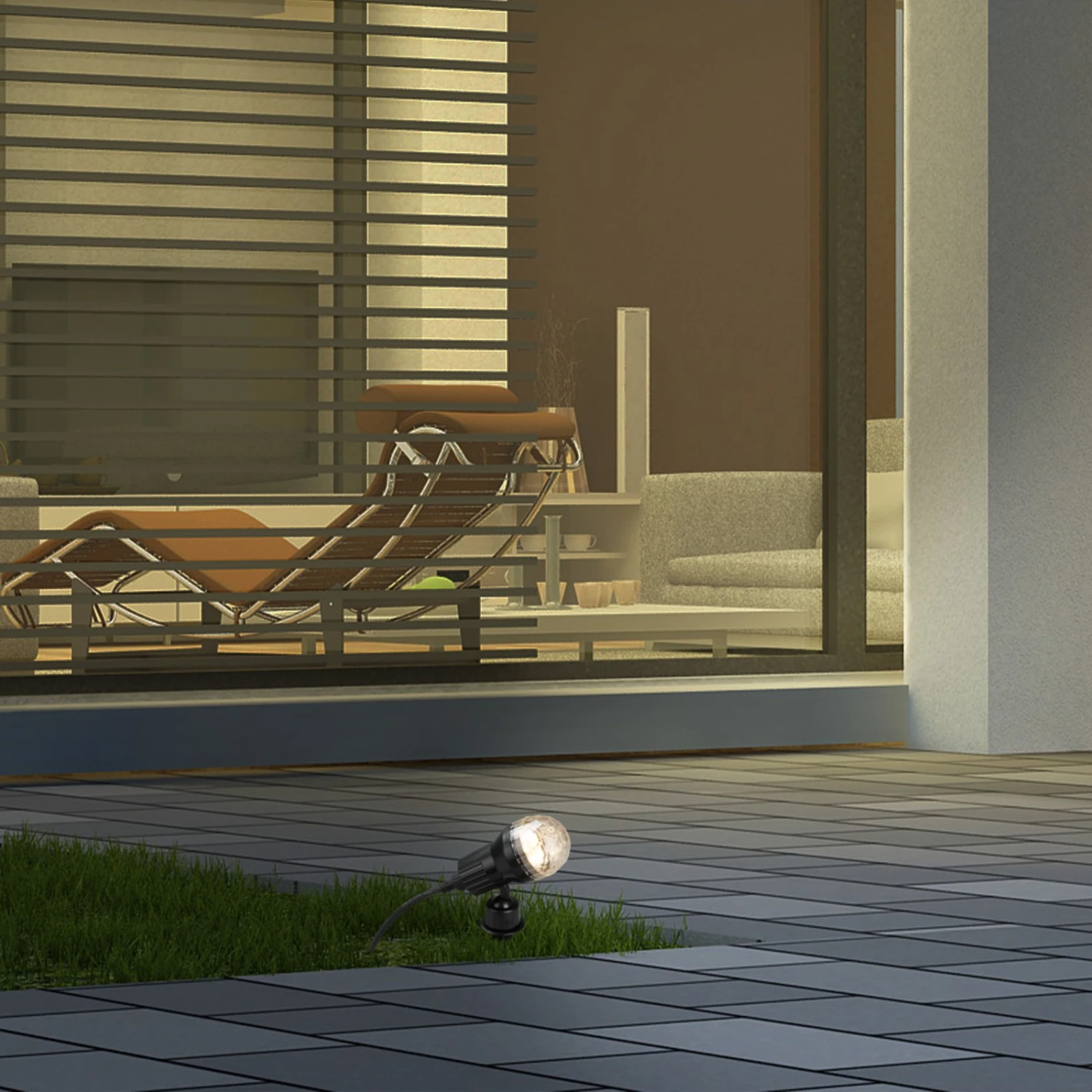 LED-Erdspießstrahler Terra Mit Perleffekt, IP44 4 LED-Erdspießstrahler Terra Mit Perleffekt, IP44 – Bild 2