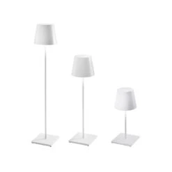 Zafferano Poldina XXL Akku-Stehlampe IP54 Weiß -Innenleuchten Store 10016345 3