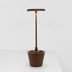 Zafferano Poldina Reverso Akku-Tischlampe Corten -Innenleuchten Store 10016405 4
