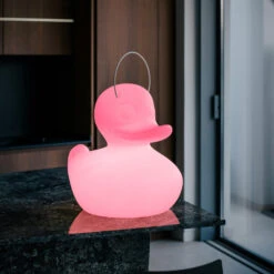 LED-Designleuchte DUCK-DUCK XL Für Außen In Pink -Innenleuchten Store 10016419 2