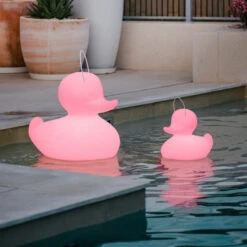 LED-Designleuchte DUCK-DUCK XL Für Außen In Pink -Innenleuchten Store 10016419 3
