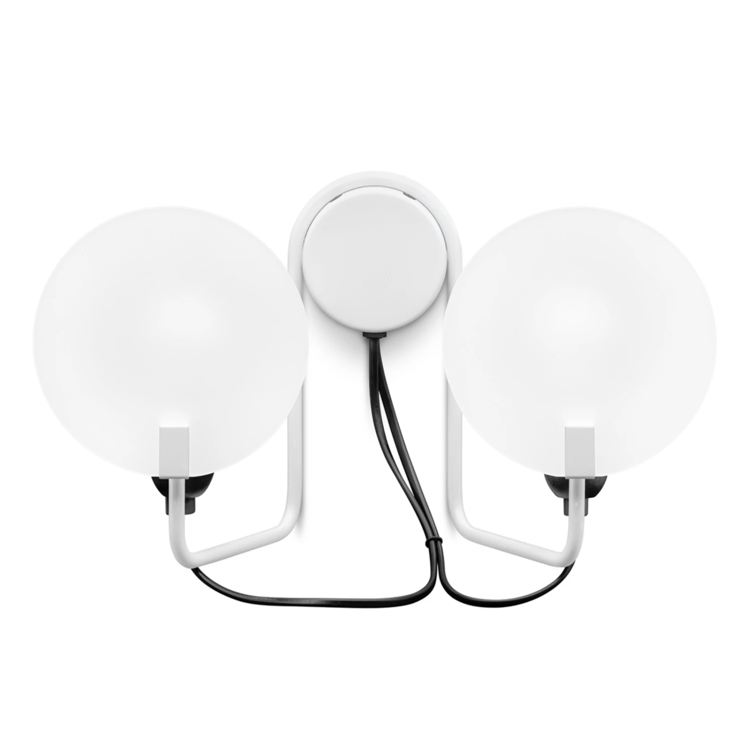 Stilnovo Bugia LED-Wandleuchte, Zweiflammig Weiß 3 Stilnovo Bugia LED-Wandleuchte, Zweiflammig Weiß