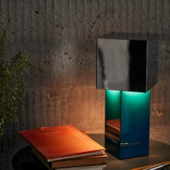 &Tradition Pivot ATD7 Akku-Tischlampe Blue Silver -Innenleuchten Store 10017545 3