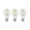 LED-Lampe E27 6W 2.700K Filament,dimmbar Klar 3er -Innenleuchten Store 10018263