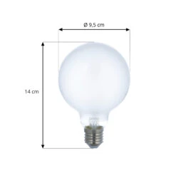 Prios LED-E27-Leuchtmittel G95 7W WLAN Matt 2er 11 Prios LED-E27-Leuchtmittel G95 7W WLAN Matt 2er -Innenleuchten Store 10018327 4