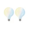 E27 G125 LED-Lampe 7W Tunable White WLAN Matt 2er