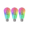 Prios LED-Filament E27 ST64 4W RGB WLAN Klar 3er 2 Prios LED-Filament E27 ST64 4W RGB WLAN Klar 3er -Innenleuchten Store 10018416