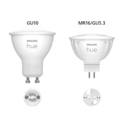 Philips Hue White Ambiance LED-Lampe 5,1W GU5,3 -Innenleuchten Store 10021255 4