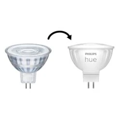 Philips Hue White Ambiance LED-Lampe 5,1W GU5,3 -Innenleuchten Store 10021255 5