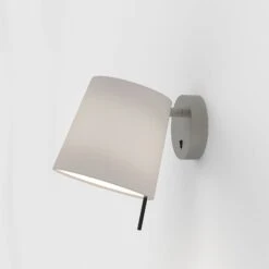 Astro Mitsu Wall Wandlampe Nickel, Schirm Kitt