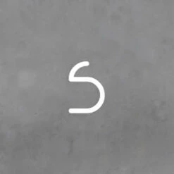 Artemide Alphabet Of Light Wand Großbuchstabe S