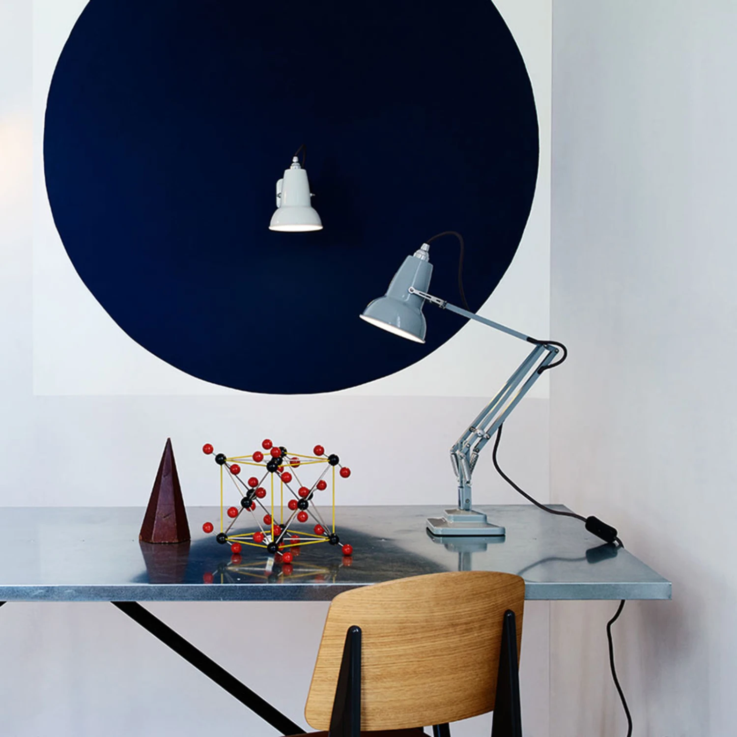 Anglepoise Original 1227 Mini Desk LED Grau 5 Anglepoise Original 1227 Mini Desk LED Grau – Bild 3