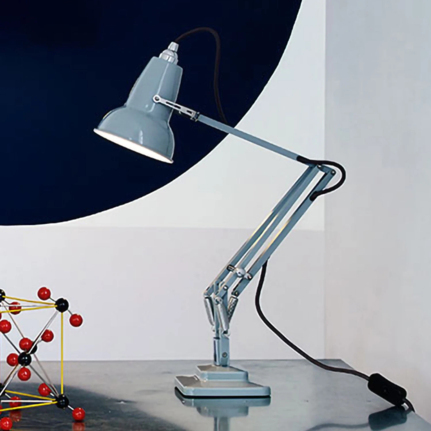 Anglepoise Original 1227 Mini Desk LED Grau 3 Anglepoise Original 1227 Mini Desk LED Grau