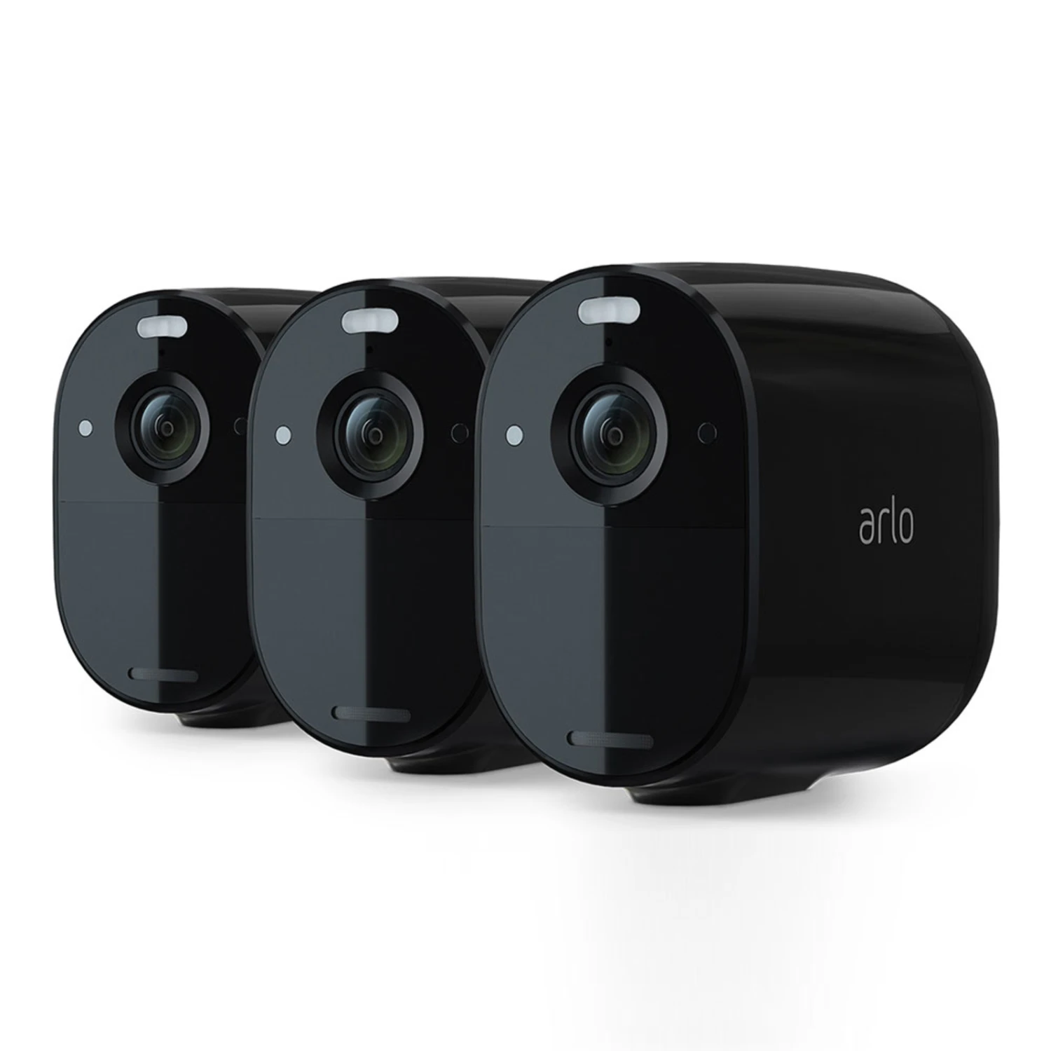 Arlo Essential Außenkamera, 3er Set, Schwarz 3 Arlo Essential Außenkamera, 3er Set, Schwarz