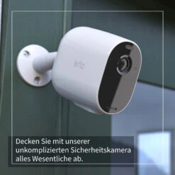 Arlo Essential Außenkamera, 4er Set, Weiß -Innenleuchten Store 1080062 2