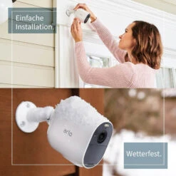 Arlo Essential Außenkamera, 4er Set, Weiß -Innenleuchten Store 1080062 6