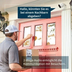 Arlo Essential Außenkamera, 4er Set, Weiß -Innenleuchten Store 1080062 7