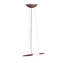 Axolight Kwic LED-Hängeleuchte, Bronze 36cm