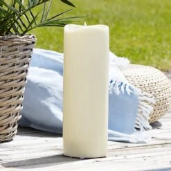 LED-Kerze Grande, Akkubetrieben, Höhe 38 Cm