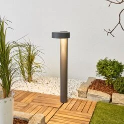 BEGA 77218K3 Wegeleuchte Rund Grafit 3.000K Unten -Innenleuchten Store 1566029 2