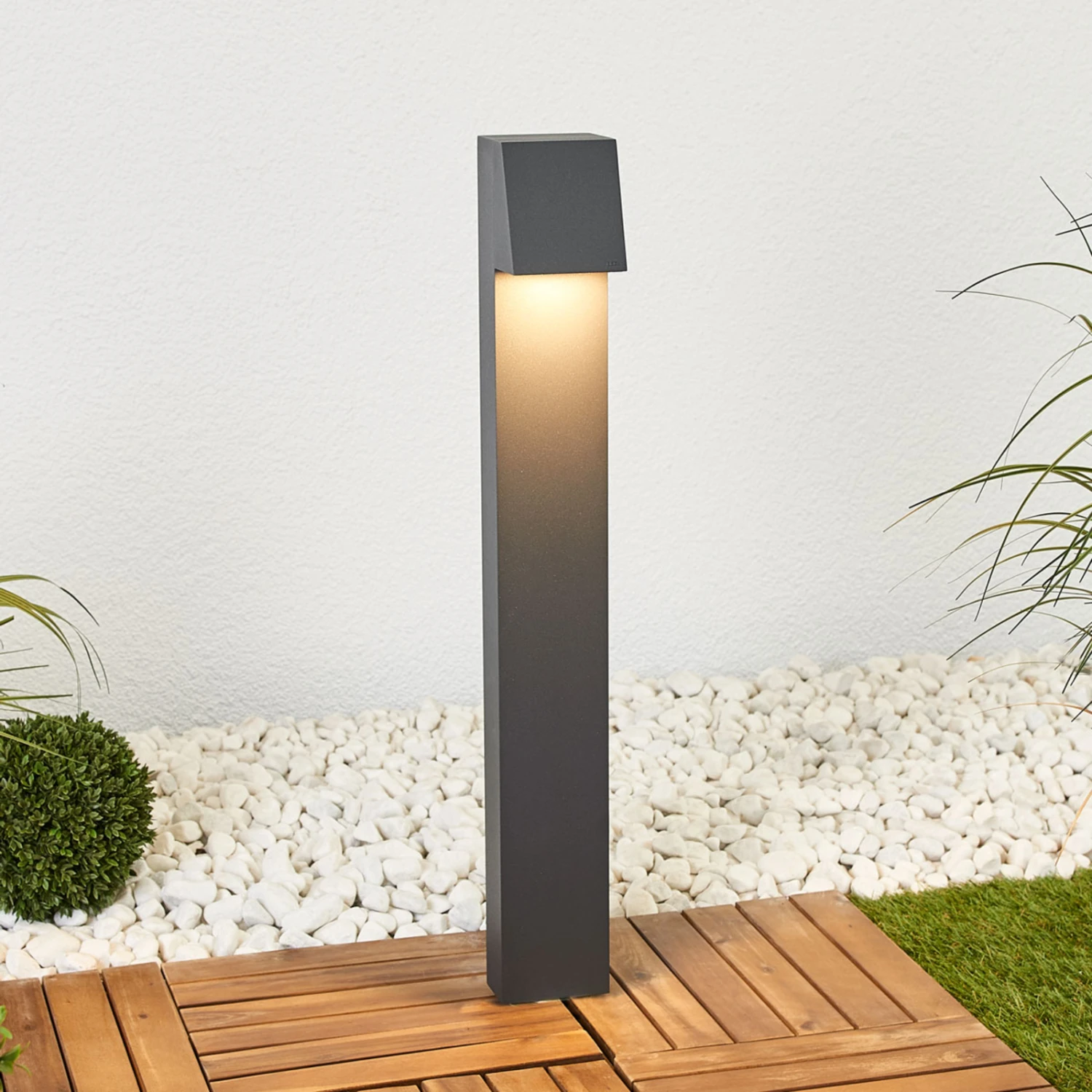 BEGA 77237K3 Wegelampe Eckig Grafit 3.000K Unten 3 BEGA 77237K3 Wegelampe Eckig Grafit 3.000K Unten