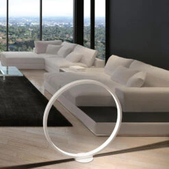 Cini&Nils Assolo Weiße LED-Bodenleuchte M. Dimmer -Innenleuchten Store 2028034 2