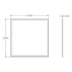 LED-Rasterleuchte 100032, Dimmbar 3000-5500K -Innenleuchten Store 2500451 5