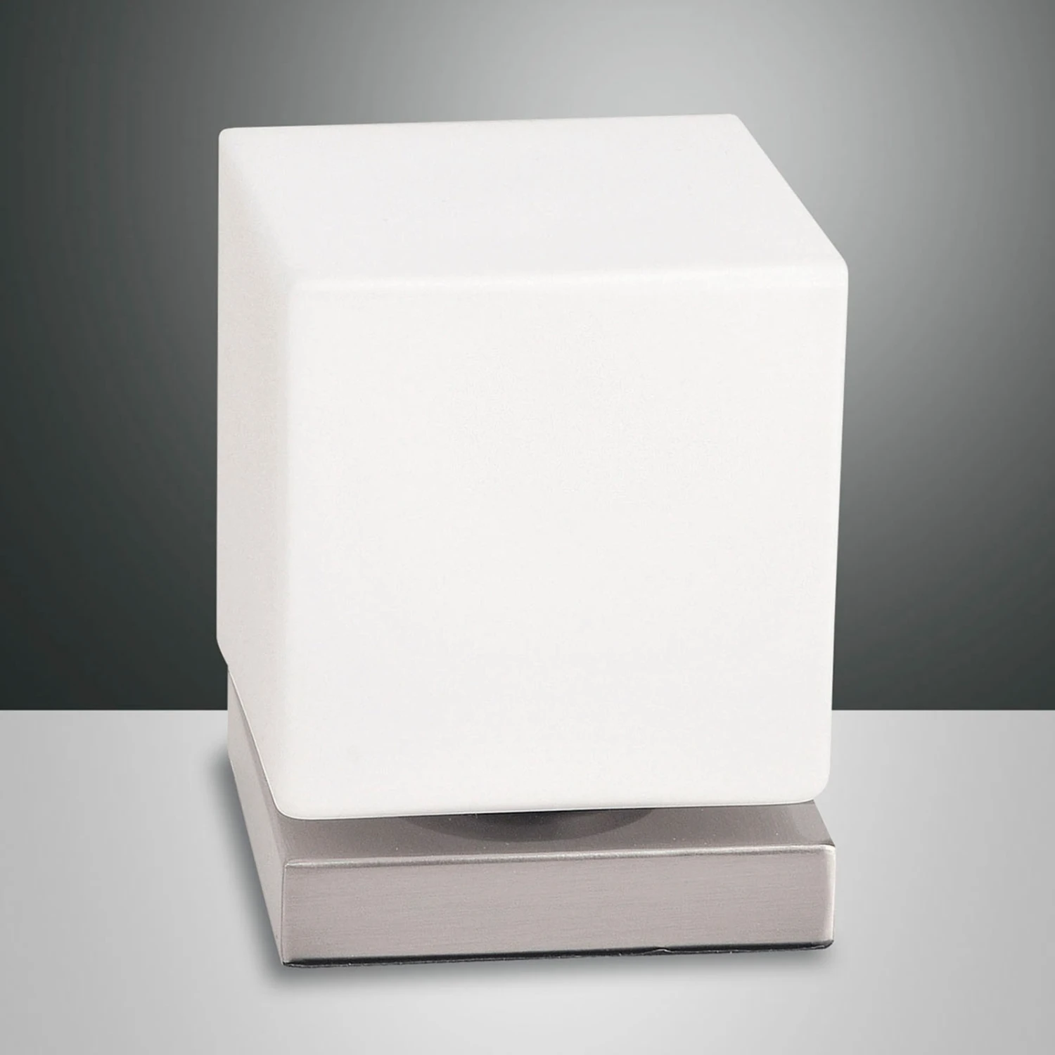 Mit Touchdimmer - LED-Tischleuchte Brenta Nickel 3 Mit Touchdimmer - LED-Tischleuchte Brenta Nickel