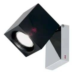 Fabbian Cubetto Wandleuchte GU10 Chrom/schwarz